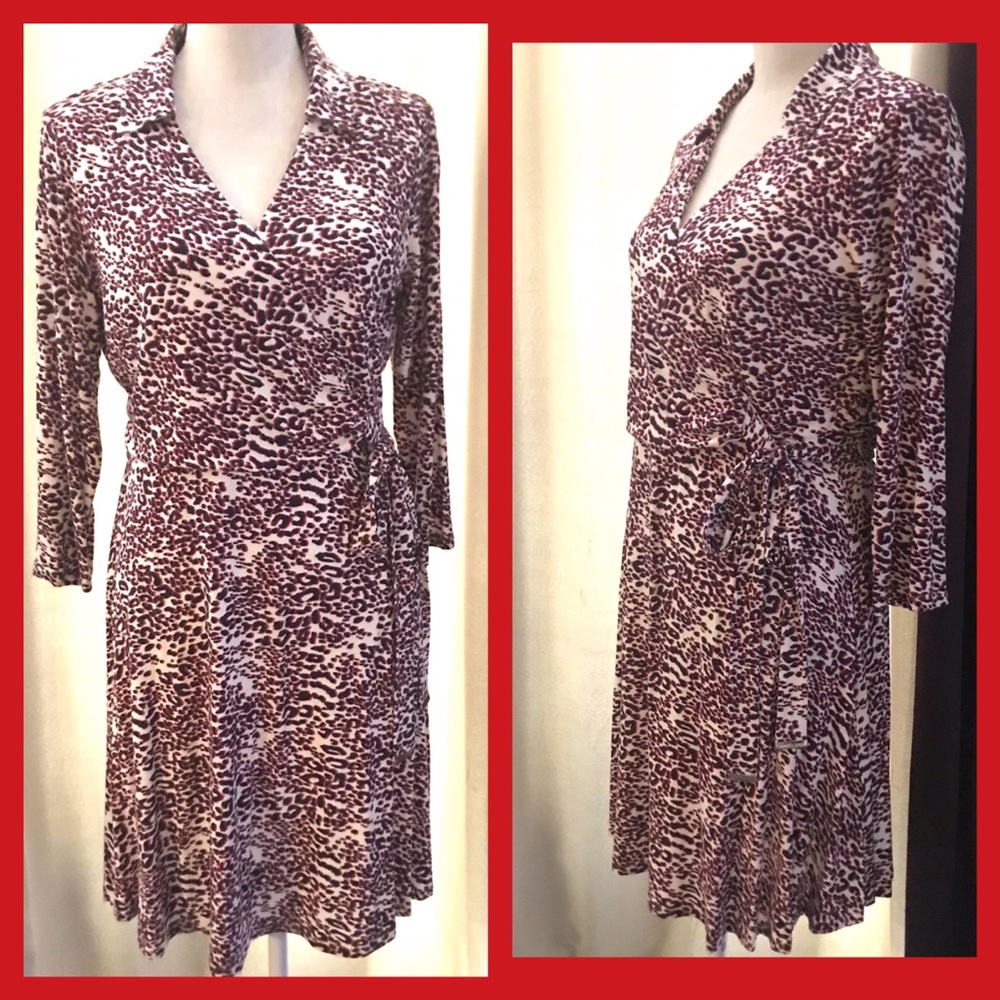 TOMMY HILFIGER animal print dress